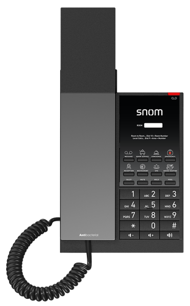 Snom HD350W - Telefono fisso SIP per l'ospitalità Wi-Fi a 1 linea 00007008