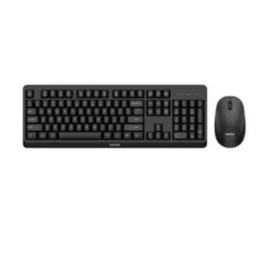 Combo Tastiera+mouse Wireless Philips SPT6307BL/34 Black