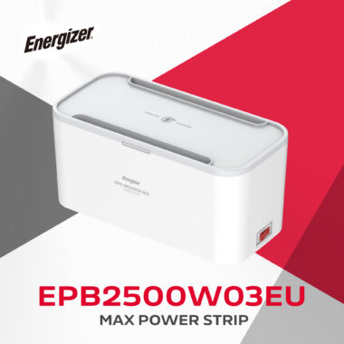 Energizer EPB2500W03EU Multipresa con 5 prese SHUKO + 2xUSB-A - 1xUSB-C (totale 30W) - Ricarica wireless max 15W - Spina SHUKO - colore Bianco